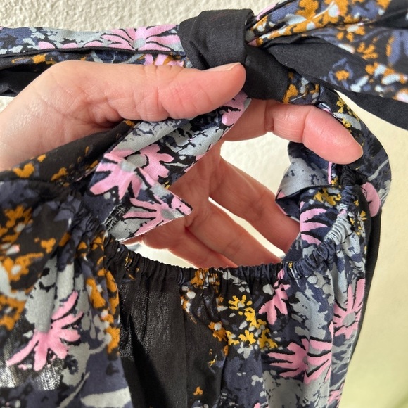 Free People Floral Tunic Dress Women’s Medium A-line Babydoll Western - Picture 13 of 13